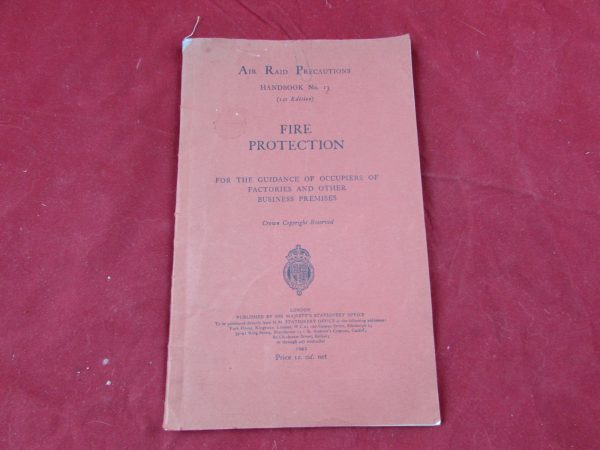 ARP Handbook no13 Fire Protection 1942