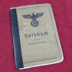 German Soldbuch , Africa Corps, POW , RARE