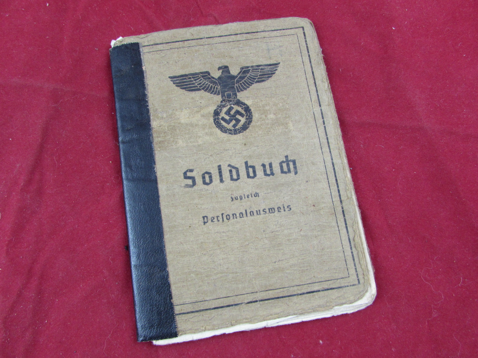 German Soldbuch , Africa Corps, POW , RARE