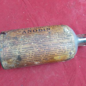 Victorian Bottle of "ANODIN" for Horses- Vets