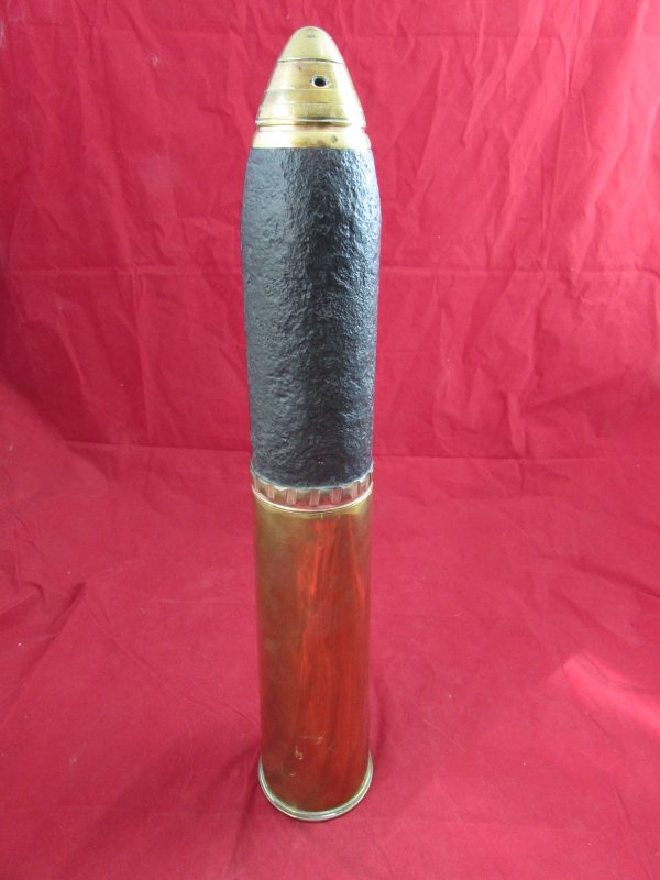 WW1 18-pounder Artillery Shell 1915 complete