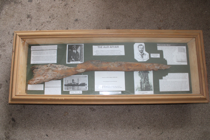 The Auld Affair Ireland 1916, framed Mosin Nagant recovered from wreck