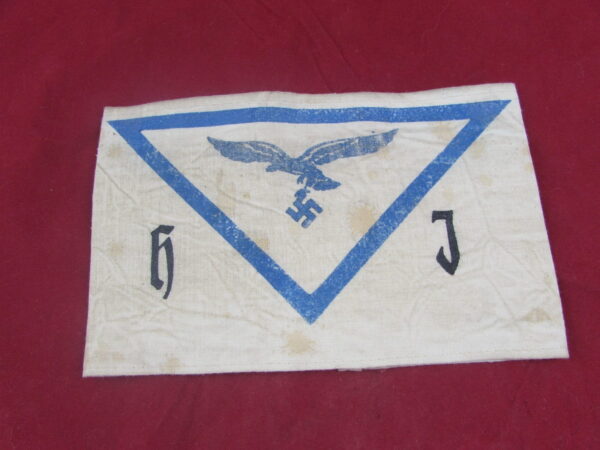 Luftwaffe Deputy Air Defence ,Hitler Youth Armband