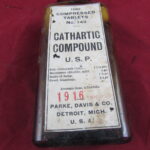 WW1 Bottle of Cathartic Compound 1916