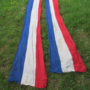 WW2 Red White & Blue Victory Drape, Victory Parade