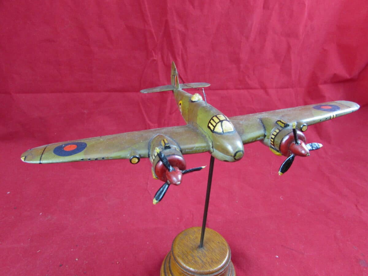 WW2 Hand Made & Hand Painted Model ..Bristol Type 156 Beaufighter RAF WWII Multirole Fighter Torpedo Bomber Aircraft Military Wooden Model