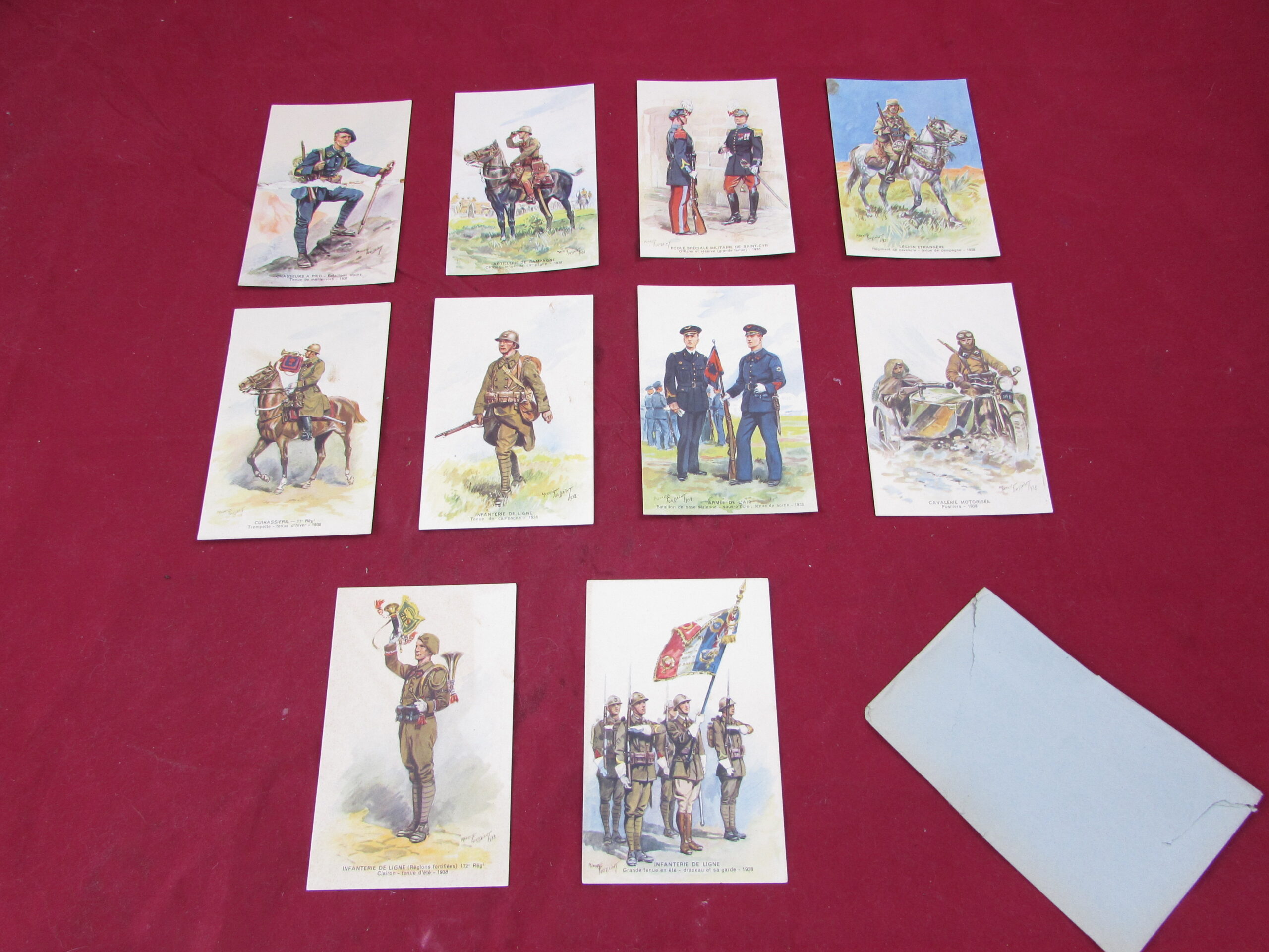 1930s French Military Postcards