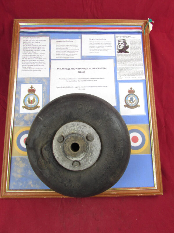 Hawker Hurricane Tail Wheel (Battle of Britain) Relic