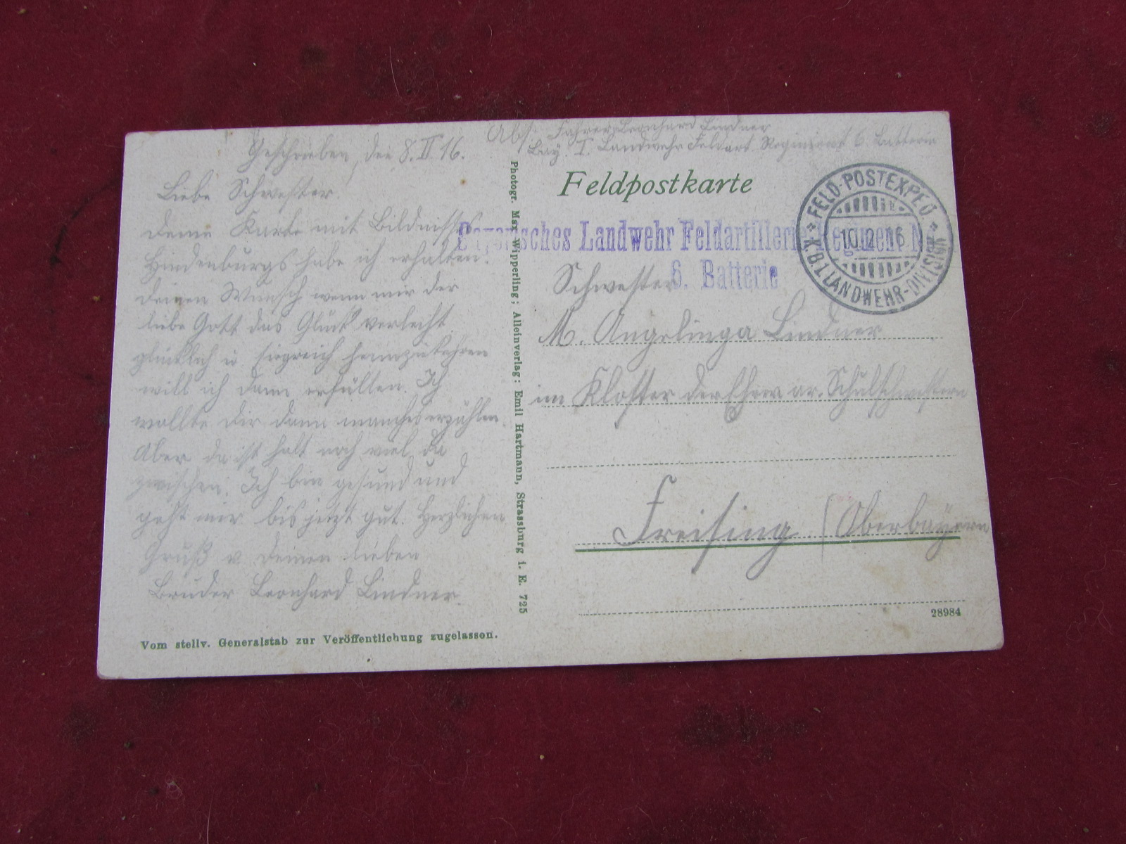 WW1 German Postcard - Antiqurio Antiques