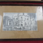Prints by H.F. Brett of Demolished Buildings in Belgium 1916 , Langhof