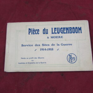 WW1 Batterie Pommern, Leugenboom ,Postcard Booklet