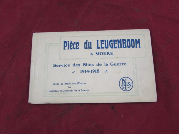 WW1 Batterie Pommern, Leugenboom ,Postcard Booklet