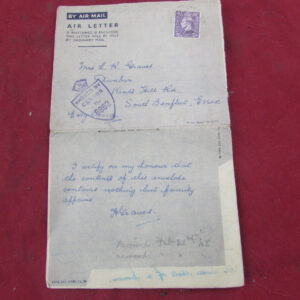 Soldiers letter Feb 1945,C.M.F