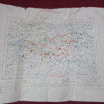 Western Front The Battle of the Aisne 1914, First World War 1932 map