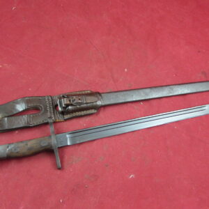 WW2 Japanese Army Arisaka Type 90 bayonet with scabbard by Toyada Arsenal