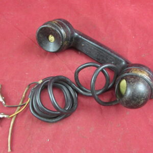 TS-10-C US Army WW2 Sound Powered Phone Handset Signal Corps Telephone Radio