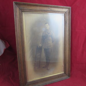 WW1 Soldier Photo Framed