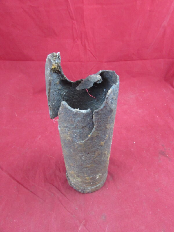 British 18 Pdr Blown Shell Projectile ,recovered Somme