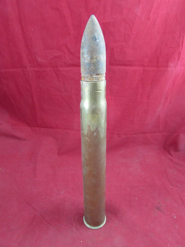 WW2 British 3pdr Naval Inert Shell and Head