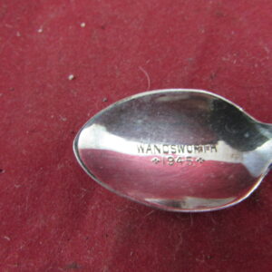 A World War II commemorative Silver plated teaspoon