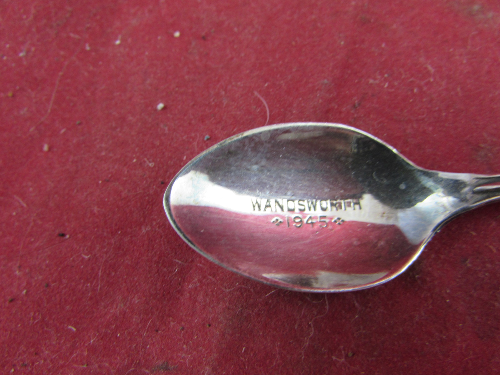 A World War II commemorative Silver plated teaspoon