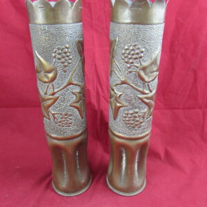 WWII U.S. 75mm M18 Artillery Shell Trench Art