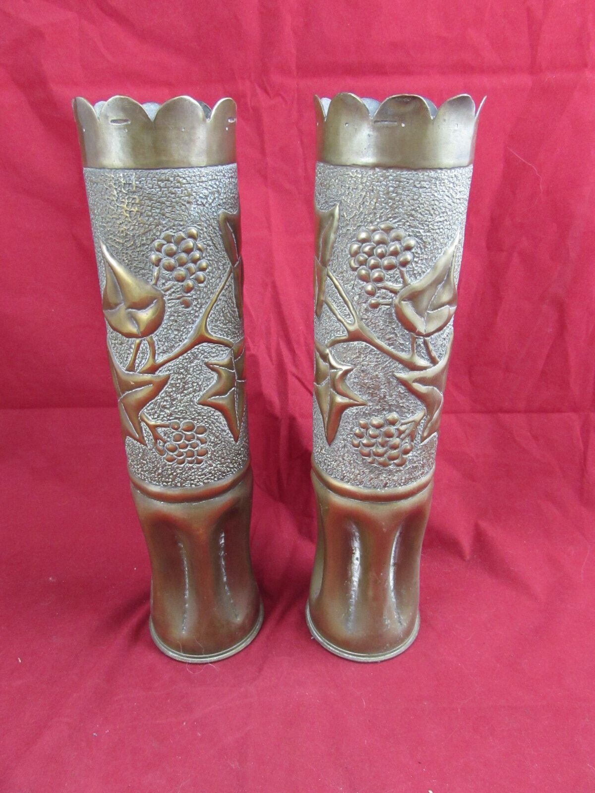 WWII U.S. 75mm M18 Artillery Shell Trench Art