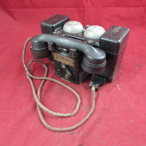 WW2 BRITISH ARMY FIELD TELEPHONE SET F MKII 1942