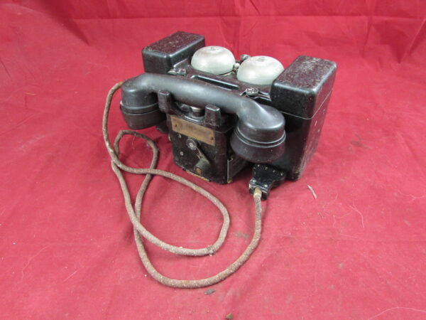 WW2 BRITISH ARMY FIELD TELEPHONE SET F MKII 1942