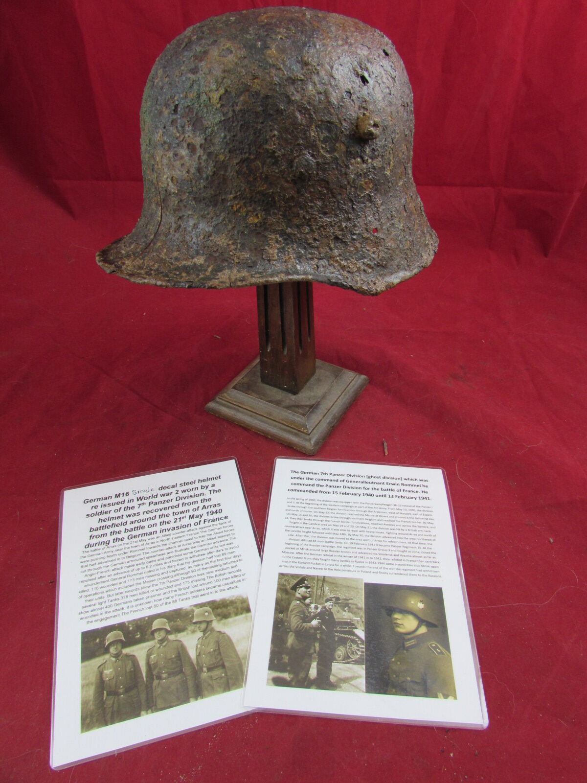 Original German Helmet M16 Relic of Battlefield WWII