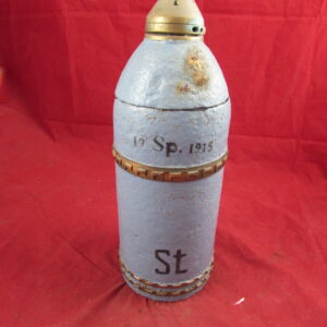 WW1 German 15cm 3 Band Shrapnel Shell