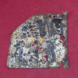 Original Part of a German WWII Wehrmacht Heer Army Motorcycle Relic Condition Rear License Plate - WH-148?????