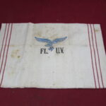 WW2 German LUFTWAFFE – FL. U.V, Linen hand towel