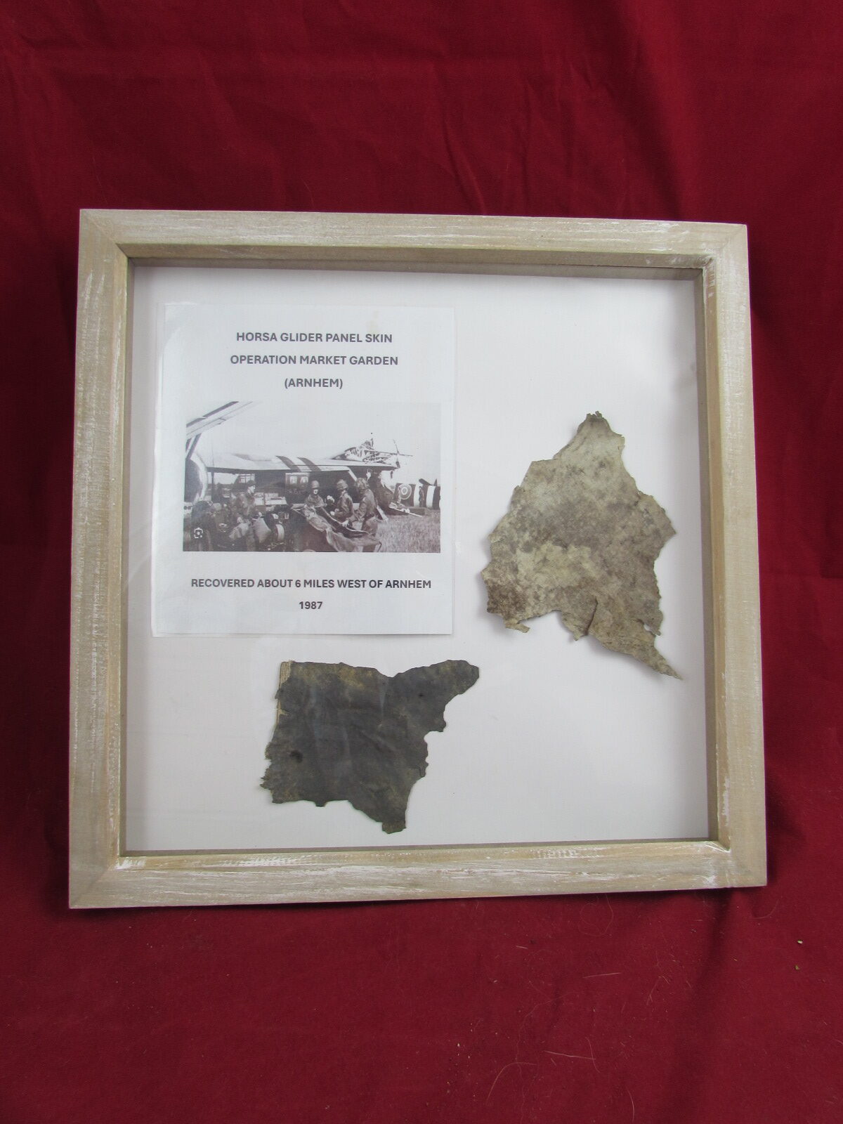 WW2 Horsa Glider Panel Cloth Arnhem