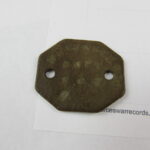 WW1 Dog Tag to a Chaplain Military Cross