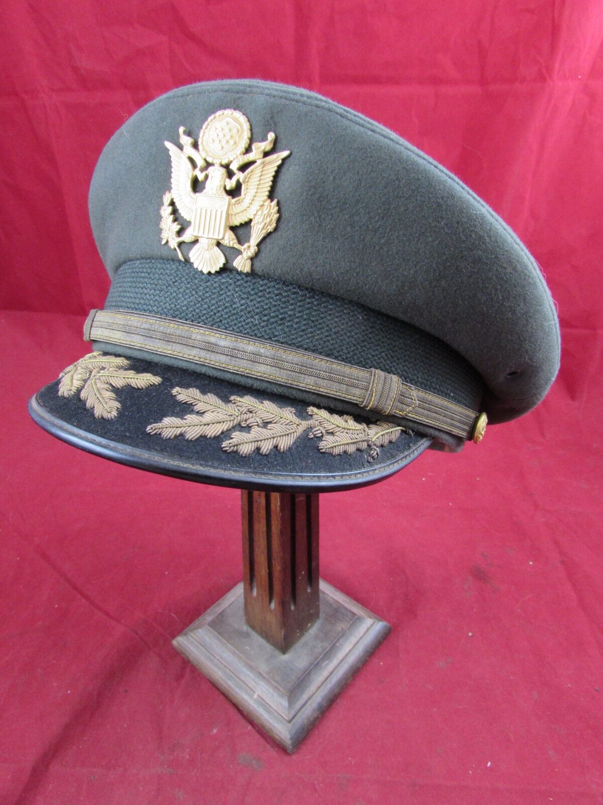 WW2 US Army Field Officers CAP WWII LIEUTENANT COLONEL T. D. Mc Phail