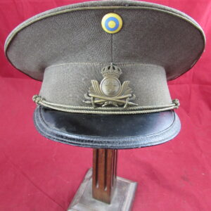Original Swedish WWII M39 Swedish Inf Officer Peaked Visor