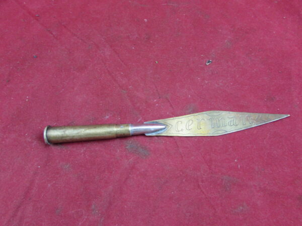 WW1 German Trench Art Letter Opener