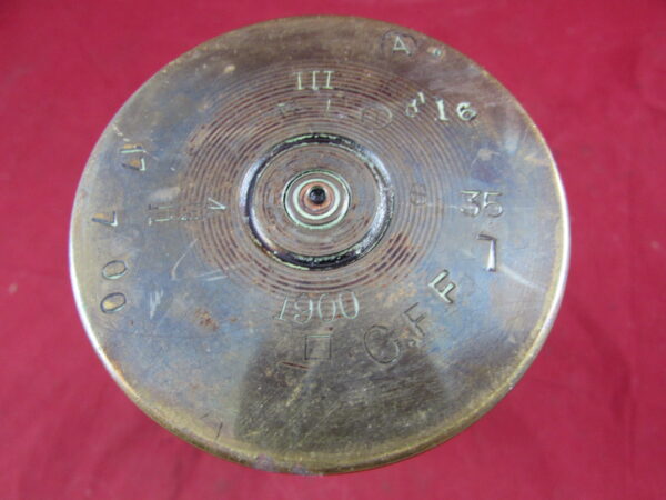 British Boer War Dated 1900, 6 Pounder Brass Shell Case, Hotchkiss - Image 5