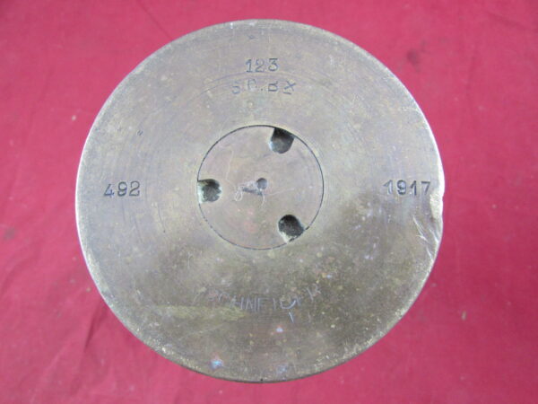 WW1, French Schneider Shell Case, dated 1917 - Image 2