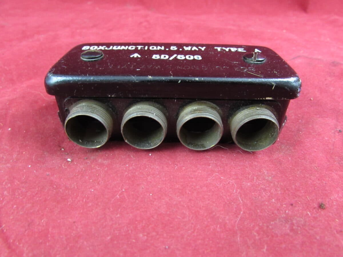 WW2 Spitfire, Hurricane Wiring 5 Way Junction Box Type A REF 5D/506 ...