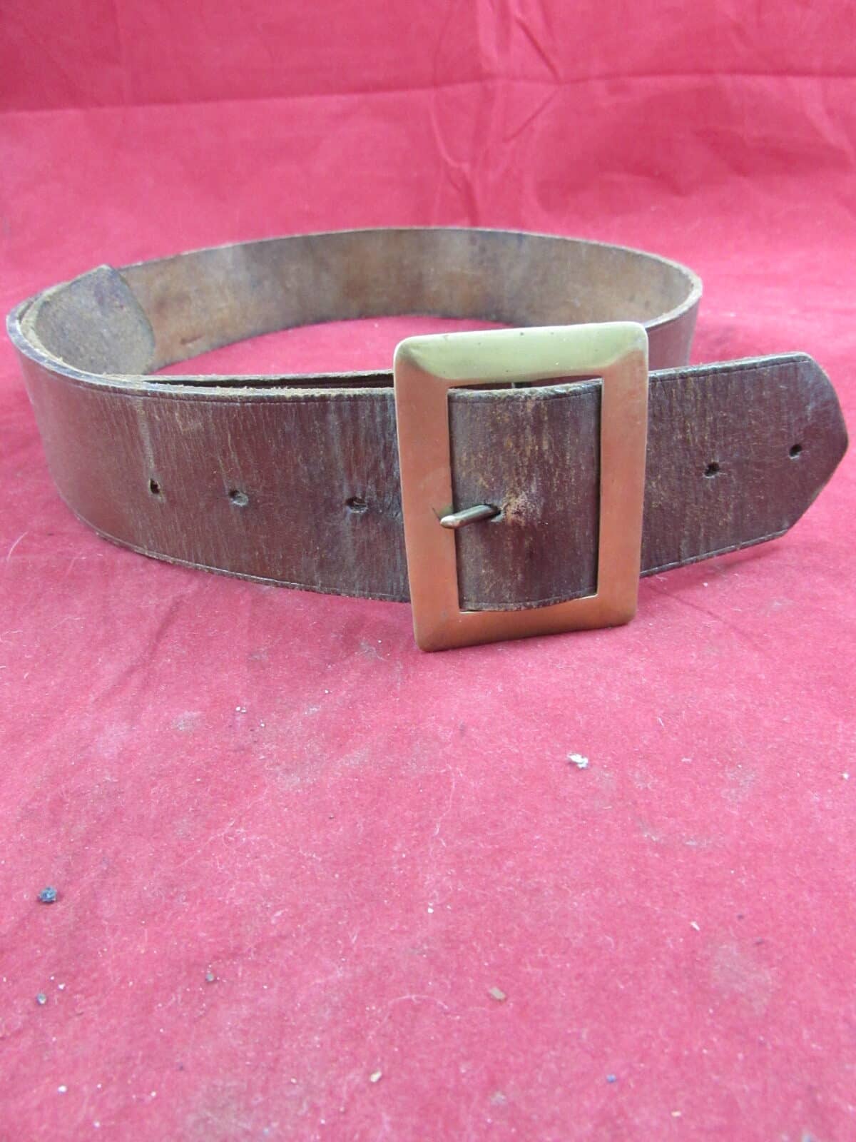 FRENCH WWII ARMY OFFICERS BELT & BUCKLE.