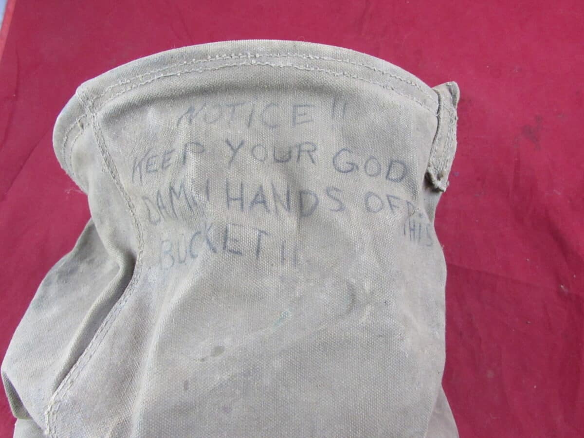 WW2 US Water Bucket 1943