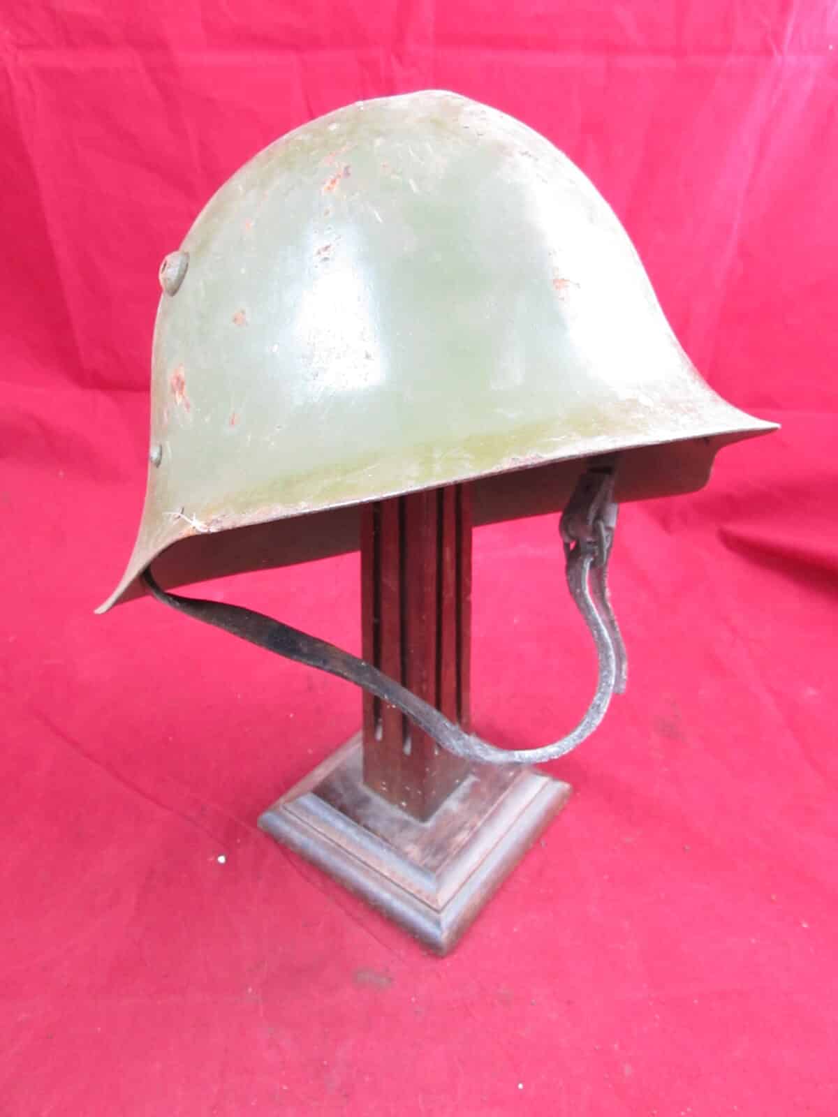 Bulgarian WWII M36 Type C Pattern Steel Combat Helmet