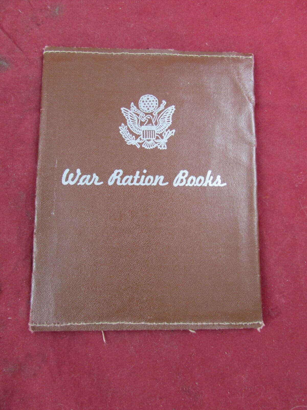 WW2 Leather US Ration Books Holder