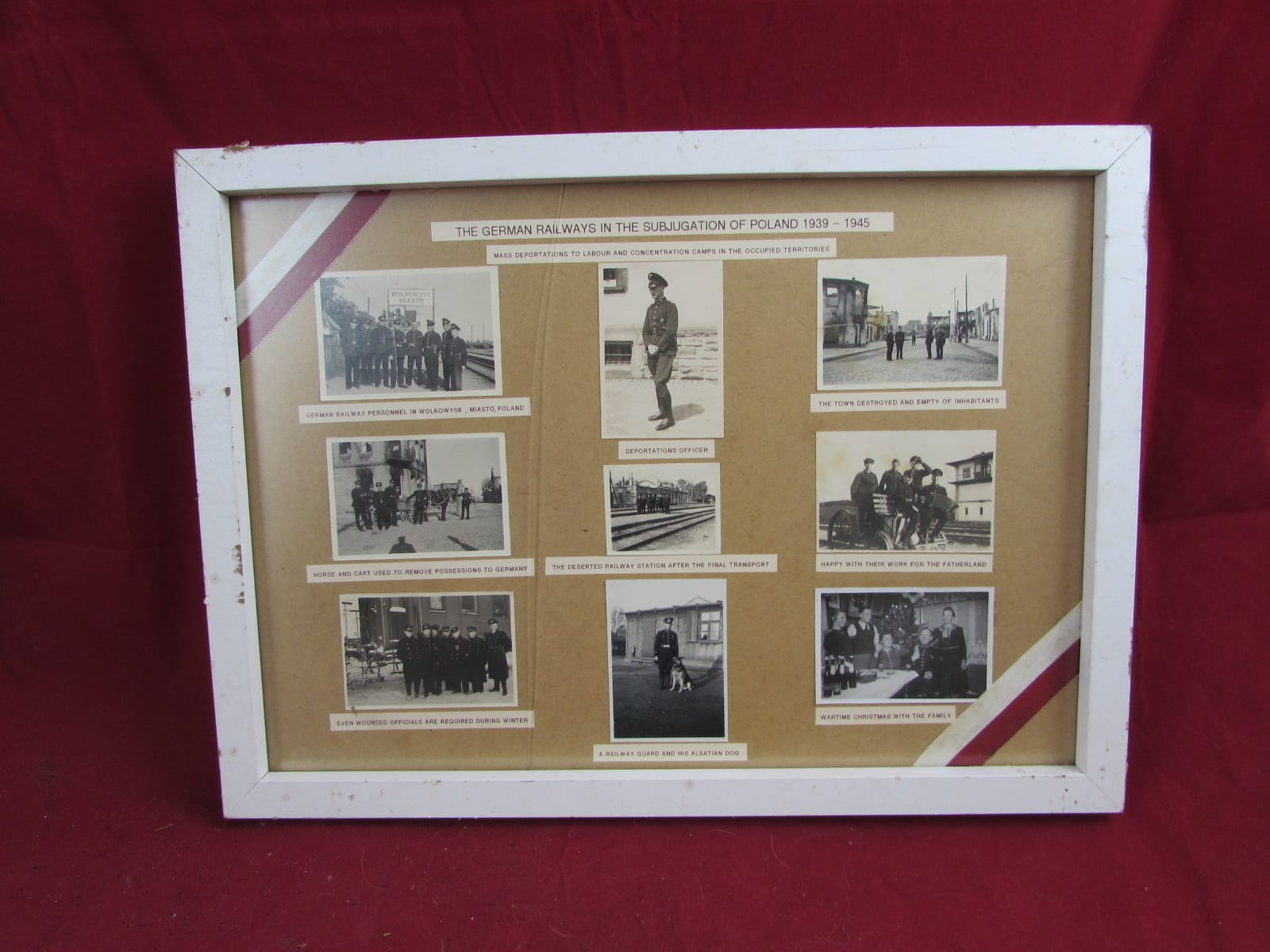 German Railways in the Subjugation of Poland framed photo’s