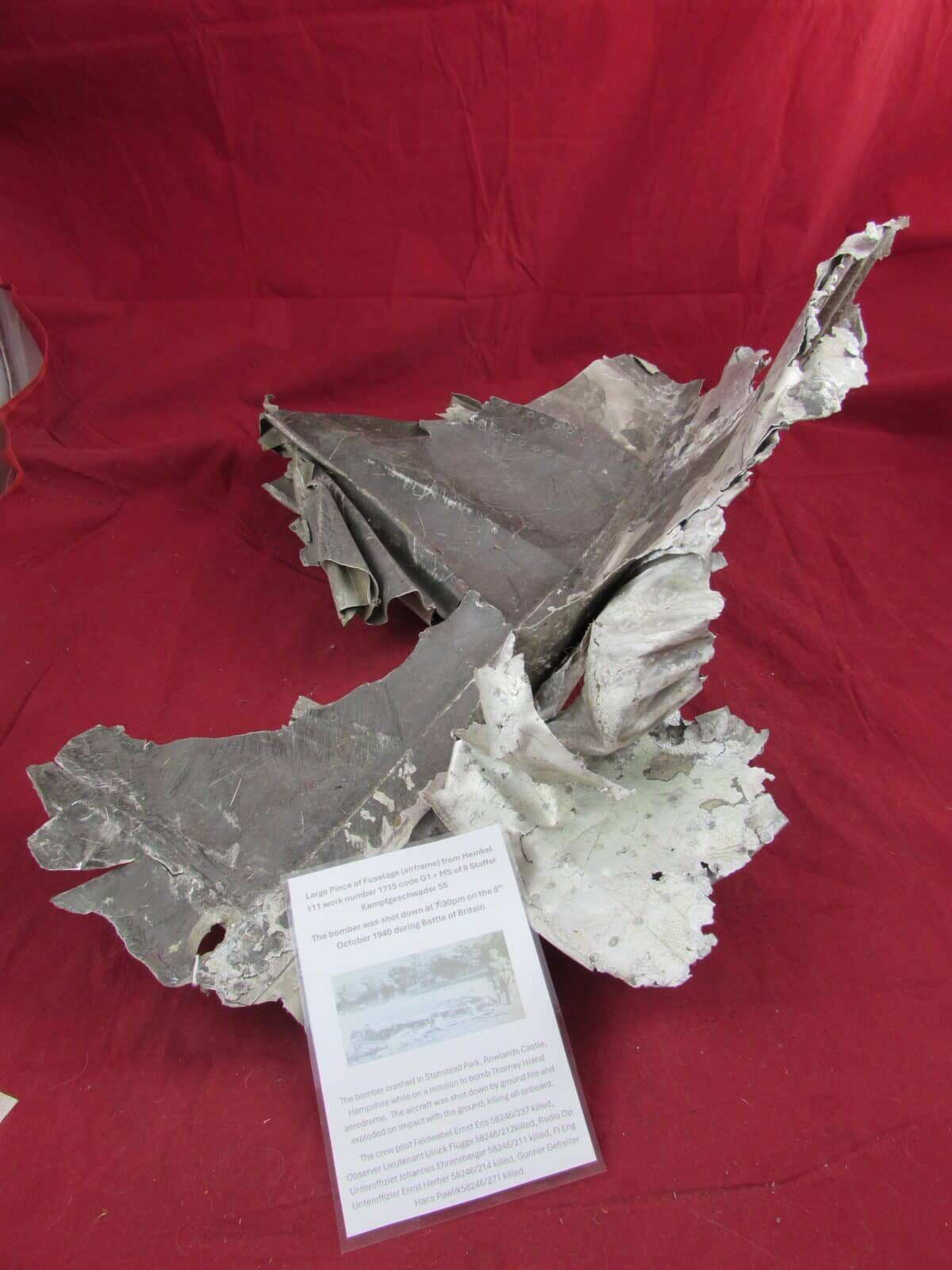 Heinkel 111 Floor Fuselage Section, Battle of Britain,(Paintwork)