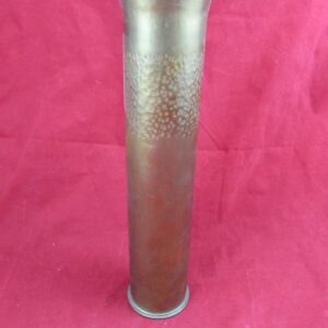 WW1 Royal Navy QF 3-Pounder Shell Case Trench Art – 1918 Dated – RL Woolwich Arsenal