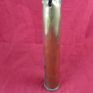 WWW2 40mm Mk IV Brass Trench Art Shell Case – 1944 Dated ROF Perry & Sutton Ltd
