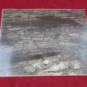WW2 RAF Aerial Photograph – Hawker Hart / Hind Biplanes Over England – Vintage Military Photo